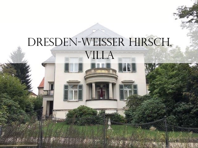 Dresden-Weisser Hirsch, Villa, Vermittlung